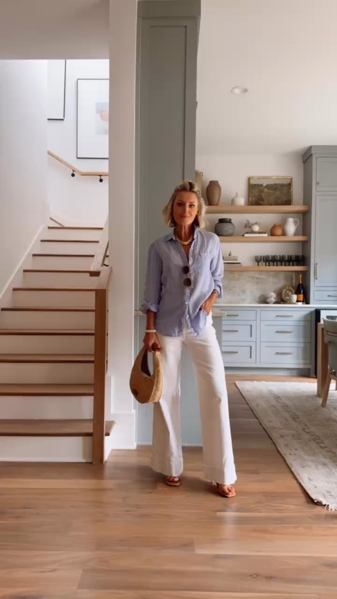 I love that you can style this linen shirt up or down! I’ve worn it as a cover up as well! Wearing XS/25!

Loverly Grey, J. Crew sale, summer outfit, linen button down, white jeans 

#LTKSaleAlert #LTKSummerEdit