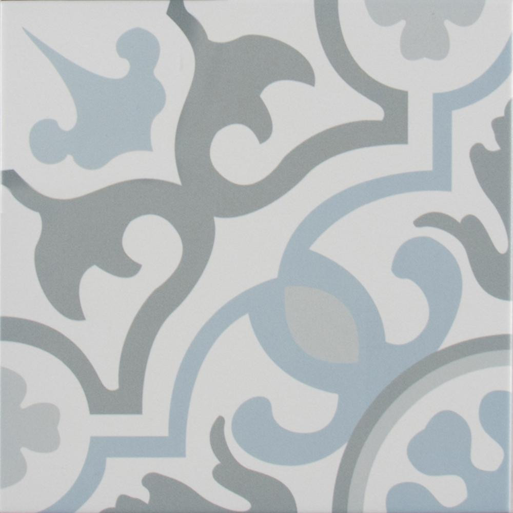 Blume Encaustic 8 in. x 8 in. Glazed Porcelain Floor and Wall Tile (5.33 sq. ft. / case) | The Home Depot