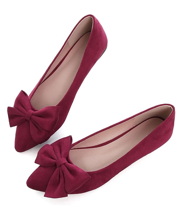 Dear Time Women's Ballet Flats Dress Ballet Shoes Slip on for Office Work Comfortable Shoes | Amazon (US)