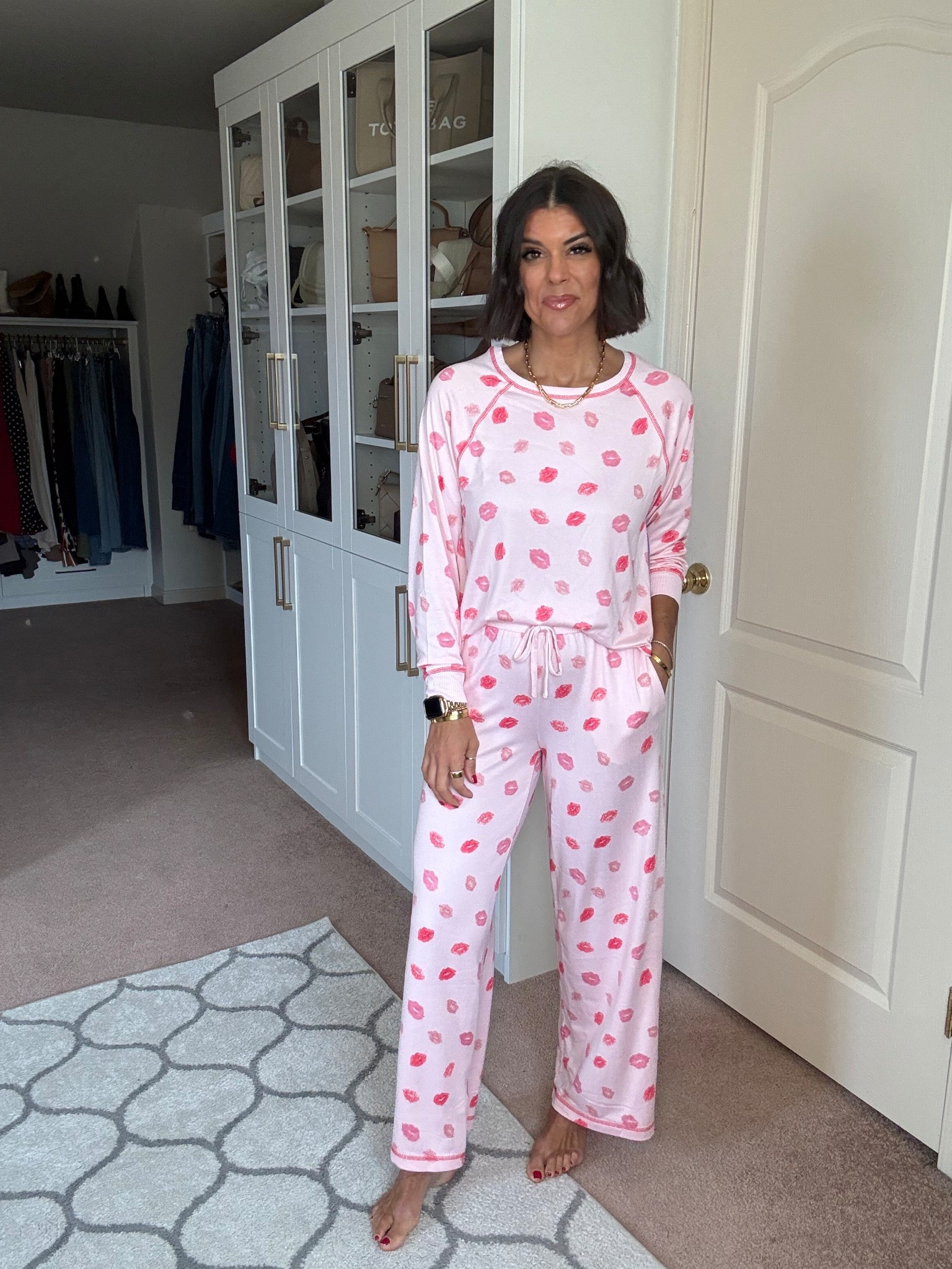 Walmart valentine pjs! I’m in size small. Size down if in between 

#LTKselfcare #LTKHoliday #LTKFindsUnder100