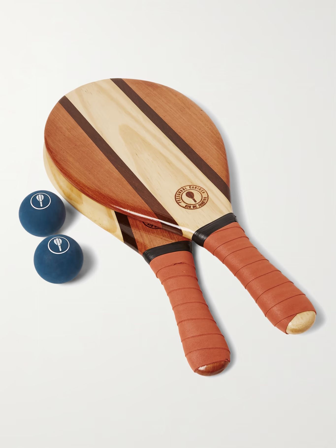 Orange Trancoso Wooden Beach Bat and Ball Set | FRESCOBOL CARIOCA | MR PORTER | Mr Porter (US & CA)