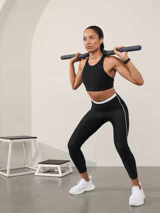 Interval Stash High Rise Tipped 7/8 Legging | Athleta