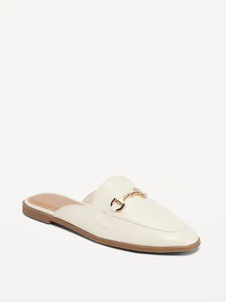 Faux-Leather Loafer Mule Shoes for Women | Old Navy (CA)