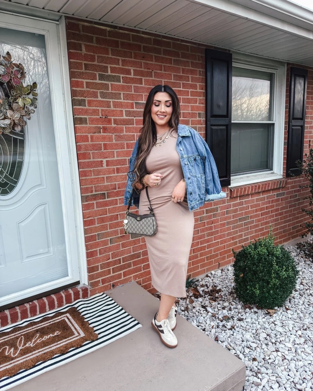 Casual mom outfit featuring this super comfortable midi dress from Amazon! Wearing a size medium in everything! 

#LTKSpringSale #LTKootd #LTKspringtrends