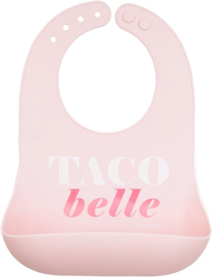 BELLA TUNNO Girl’s Wonder Bib – Silicone Baby Bib for Girls, Non-toxic BPA Free Soft Silicone... | Amazon (US)
