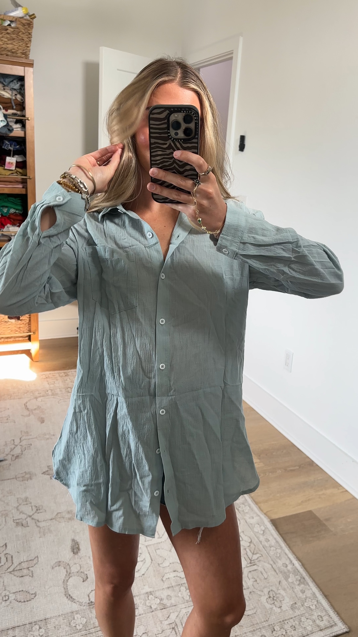Amazon size small Womens Beach Cover Up Button Down Shirts Summer Cotton Gauze Tops Long Sleeve Bikini Swimsuit

#LTKootd #LTKSwim #LTKSeasonal