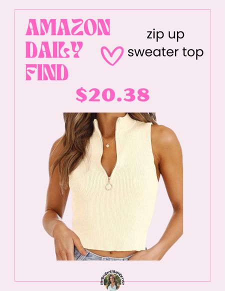 yall i love this top!
it’s so cute to me! the zipper front and cream color is really chic!
i feel like you can dress this up and down whatever way you want!
super affordable!!

top | old money | aesthetic | zipper front | tank top | tank | versatile 

#LTKsalealert #LTKworkwear #LTKstyletip