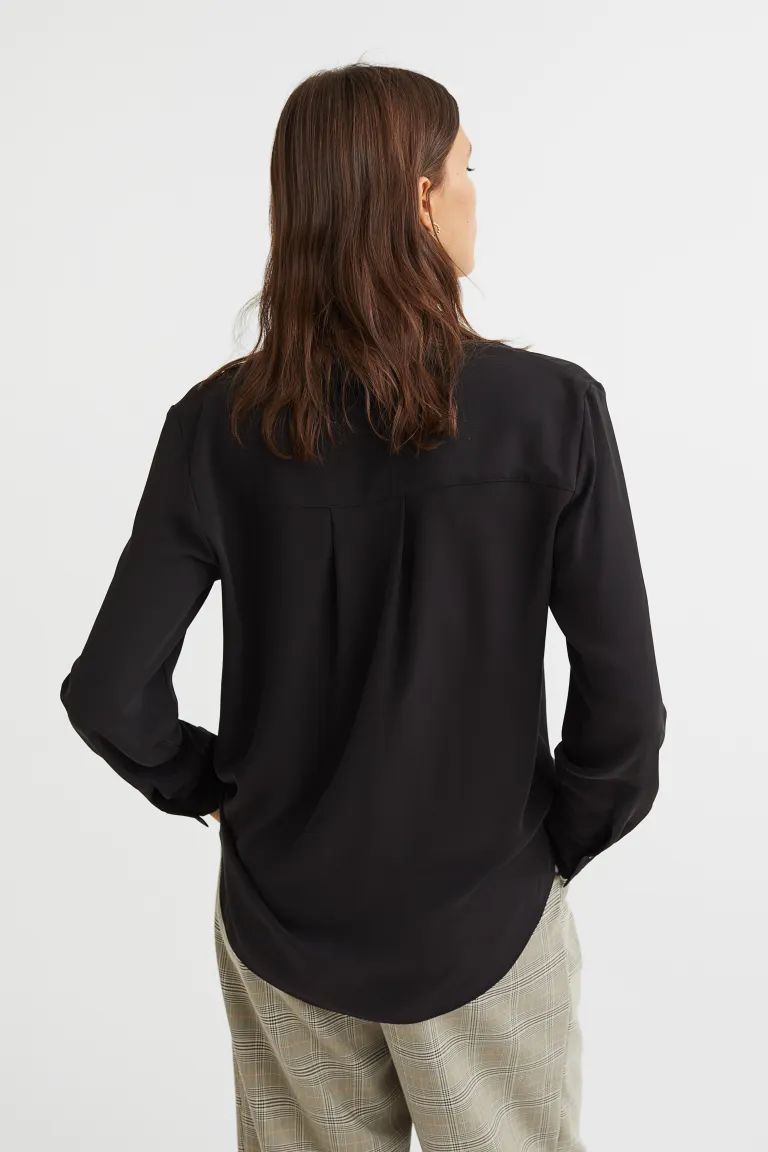 Pointed-collar Shirt | H&M (US)
