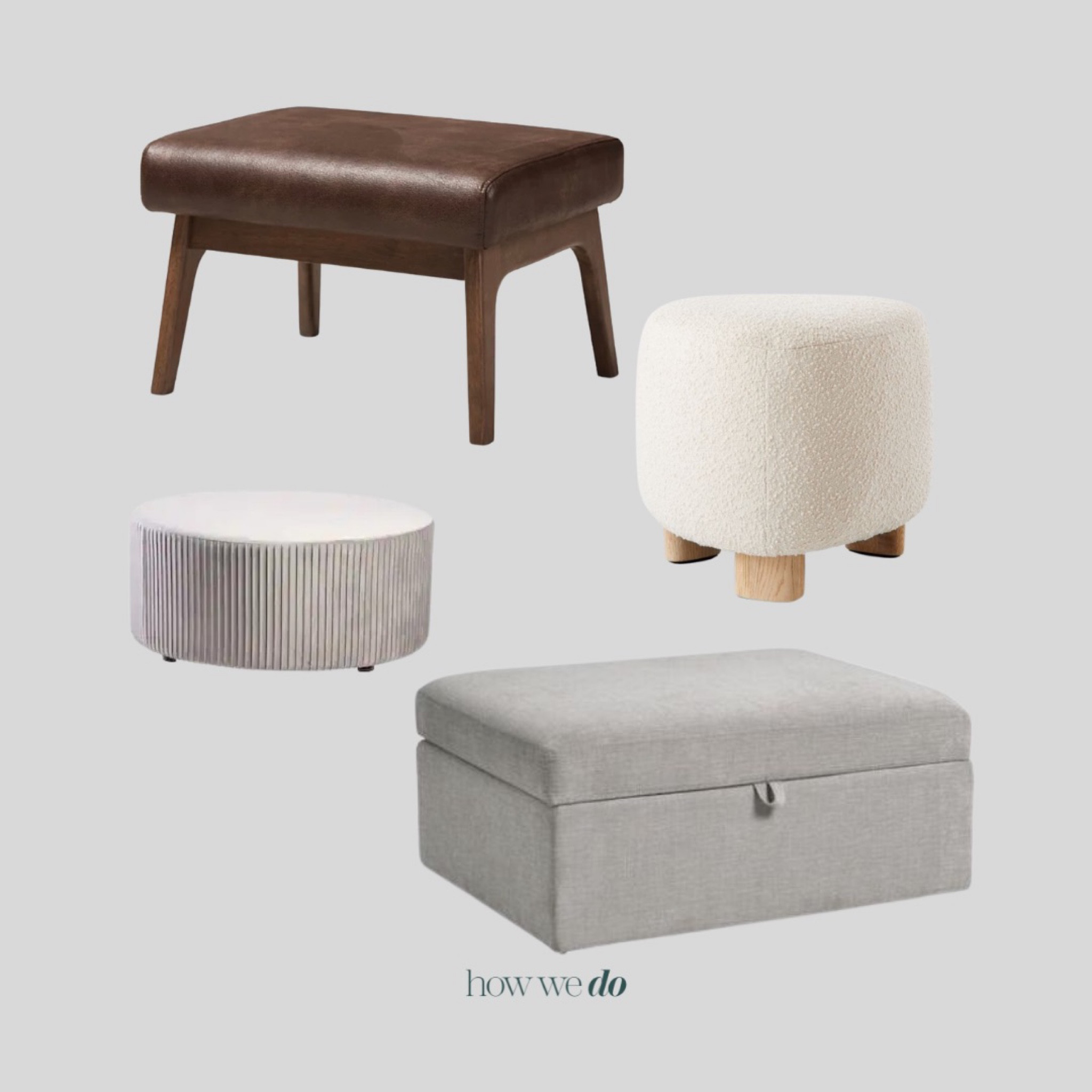 Ottomans for your living room! 

#LTKstyletip #LTKhome #LTKfamily
