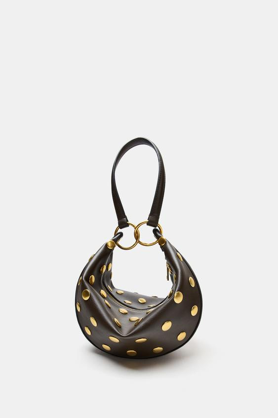 MULTI-POSITION STUDDED BAG | Zara US