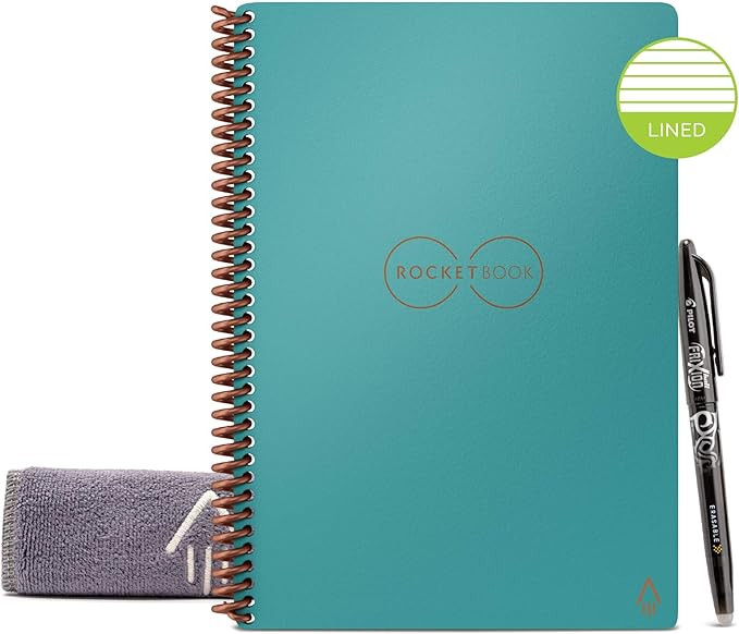 Rocketbook Core Reusable Smart Notebook | Innovative, Eco-Friendly, Digitally Connected Notebook ... | Amazon (US)