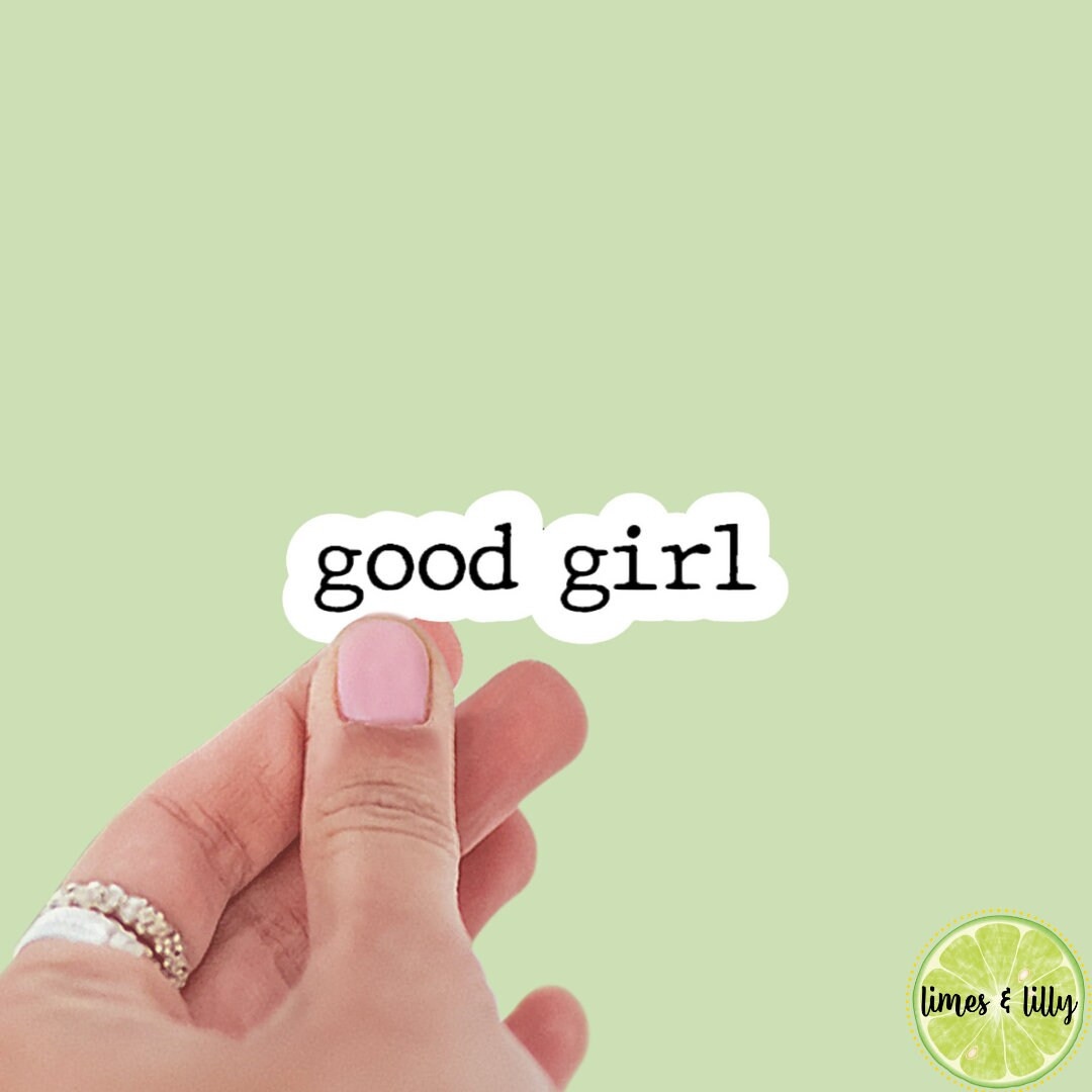 Good Girl Sticker Typewriter Sticker Kindle Sticker Bookish Stickers Bookish Sticker Sticker Quot... | Etsy (US)