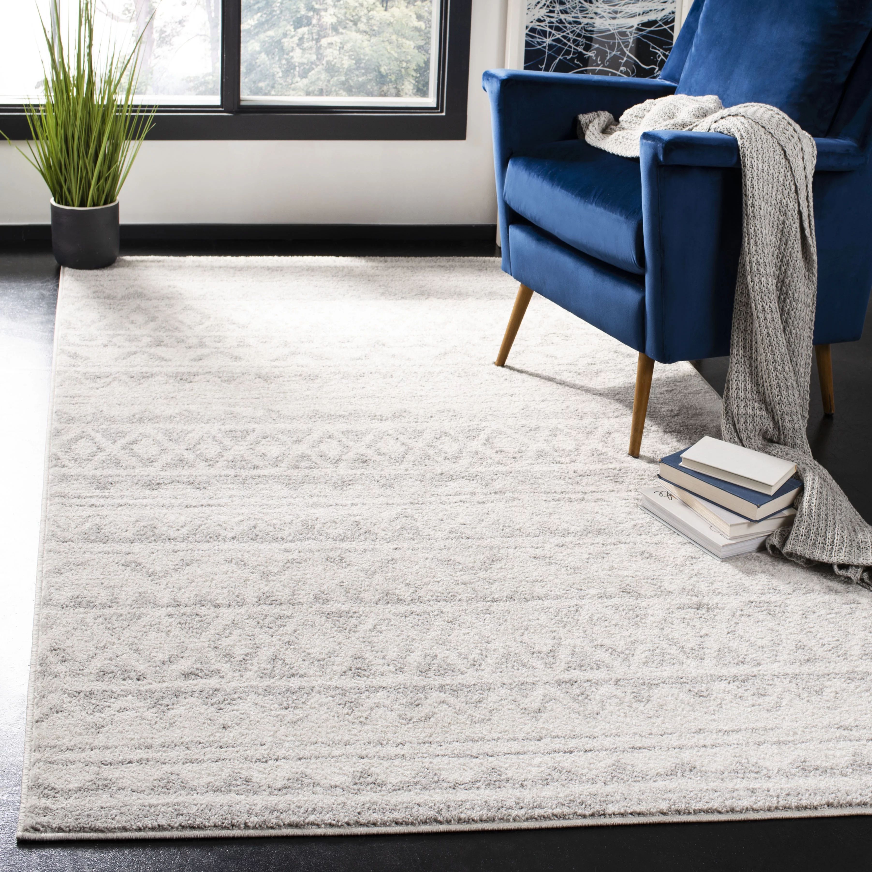 SAFAVIEH Adirondack Emil Southwestern Area Rug, Ivory/Grey, 5'1" x 7'6" - Walmart.com | Walmart (US)