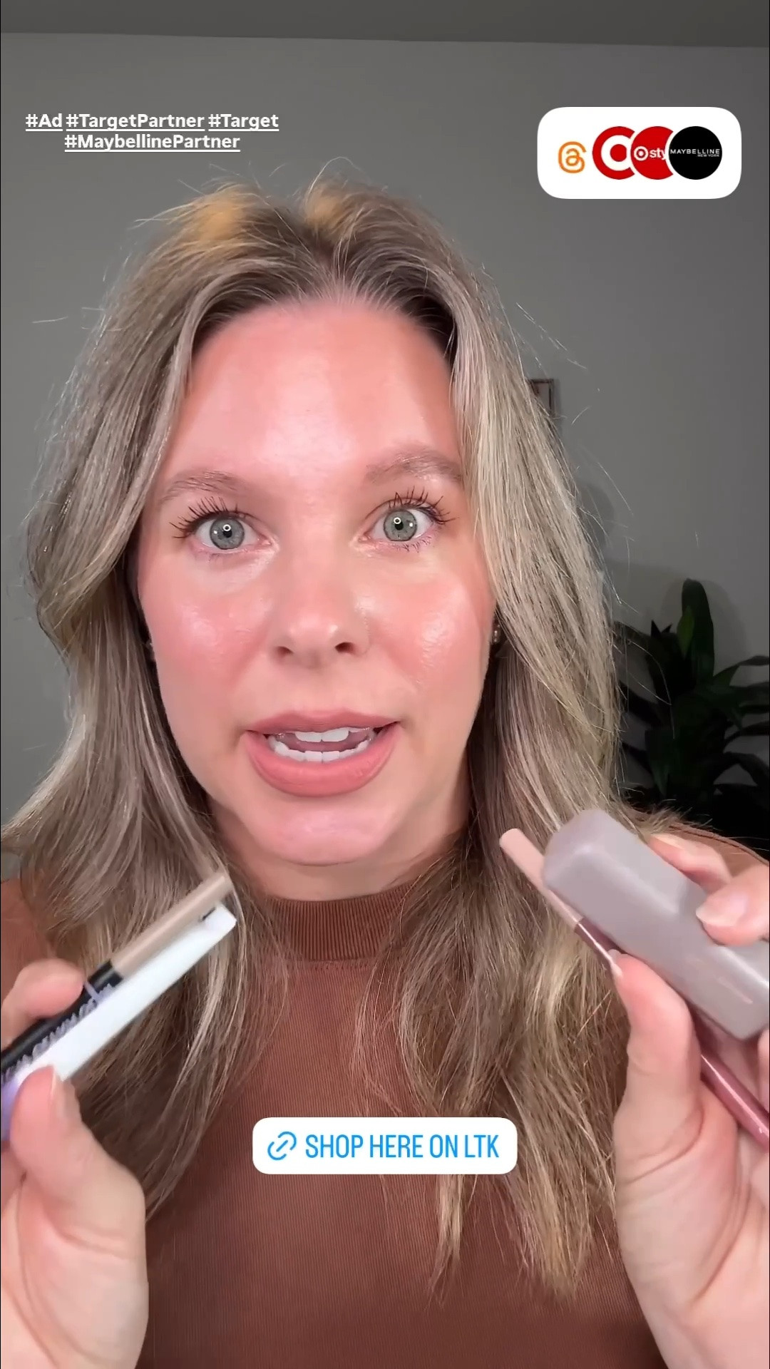 #AD Losing definition in your eyebrows and lips can happen as we age so I partnered with @Target and @Maybelline to show you that you can still get a natural defined brow and lips using affordable products that actually work 👏

I started with the Ultra Slim Brow Pencil and Super Lock Brow Glue (both in shade: Taupe). I still like a natural brow and these two together give me the perfect defined brow without looking too harsh on my sparse eyebrows. For the lips, I used the Lifter Liner in shade: Line Leader (the perfect my lips but better shade) and the Serum Lipstick in shade: Crop Top for a little extra color. This combo is going to be perfect for fall! Definitely check these out at your local Target and I’ll link them here as well 🤗

@Target  @TargetStyle @Maybelline
#TargetPartner #Target  @shop.ltk #liketkit #MaybellinePartner

#LTKgrwm #LTKOver40 #LTKBeauty

Comment SHOP below to receive a DM with the link to this post on my LTK ⬇ https://liketk.it/6nQBi

#LTKgrwm #LTKOver40 #LTKBeauty