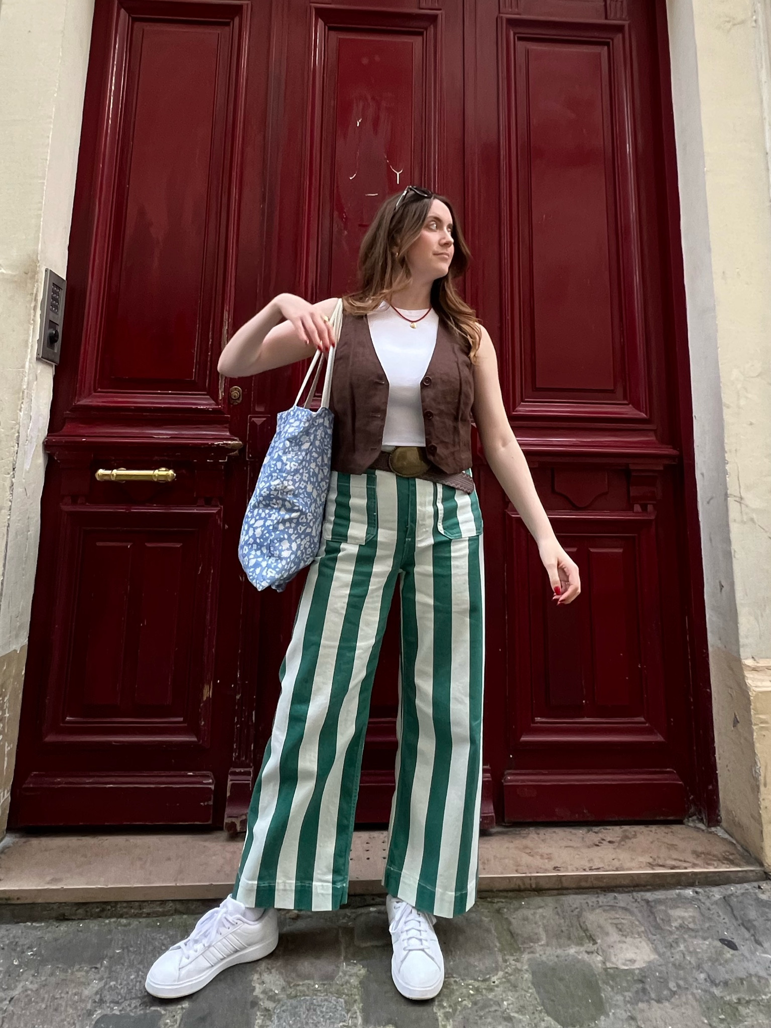 Obsessed with the stripe trend this season. These pants get me so many compliments and they are so comfortable ❤️ 

#LTKStyleTip #LTKFindsUnder100 #LTKMidsize