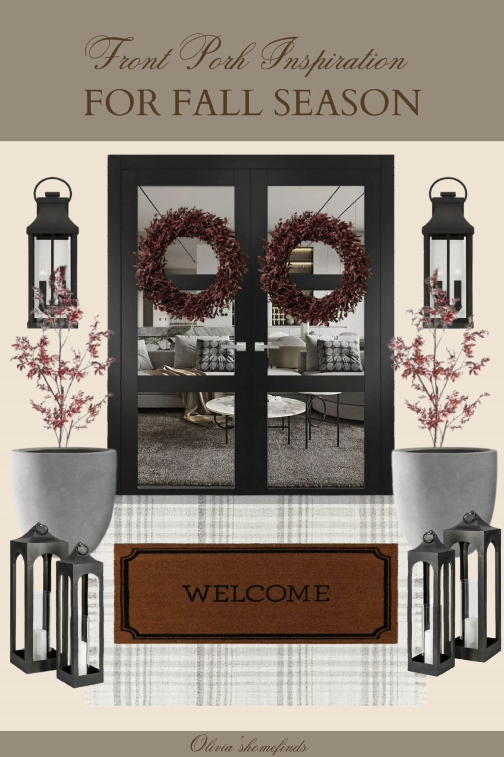 Front porch inspiration,fall, decor,fall decor,seasonal, porch decor 

#LTKSeasonal #LTKHome #LTKSaleAlert