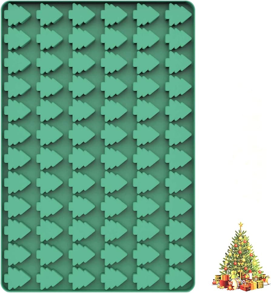 Christmas Tree Silicone Molds with Scraper - Premium Silicone Candy Mold for Festive Treats and D... | Amazon (US)