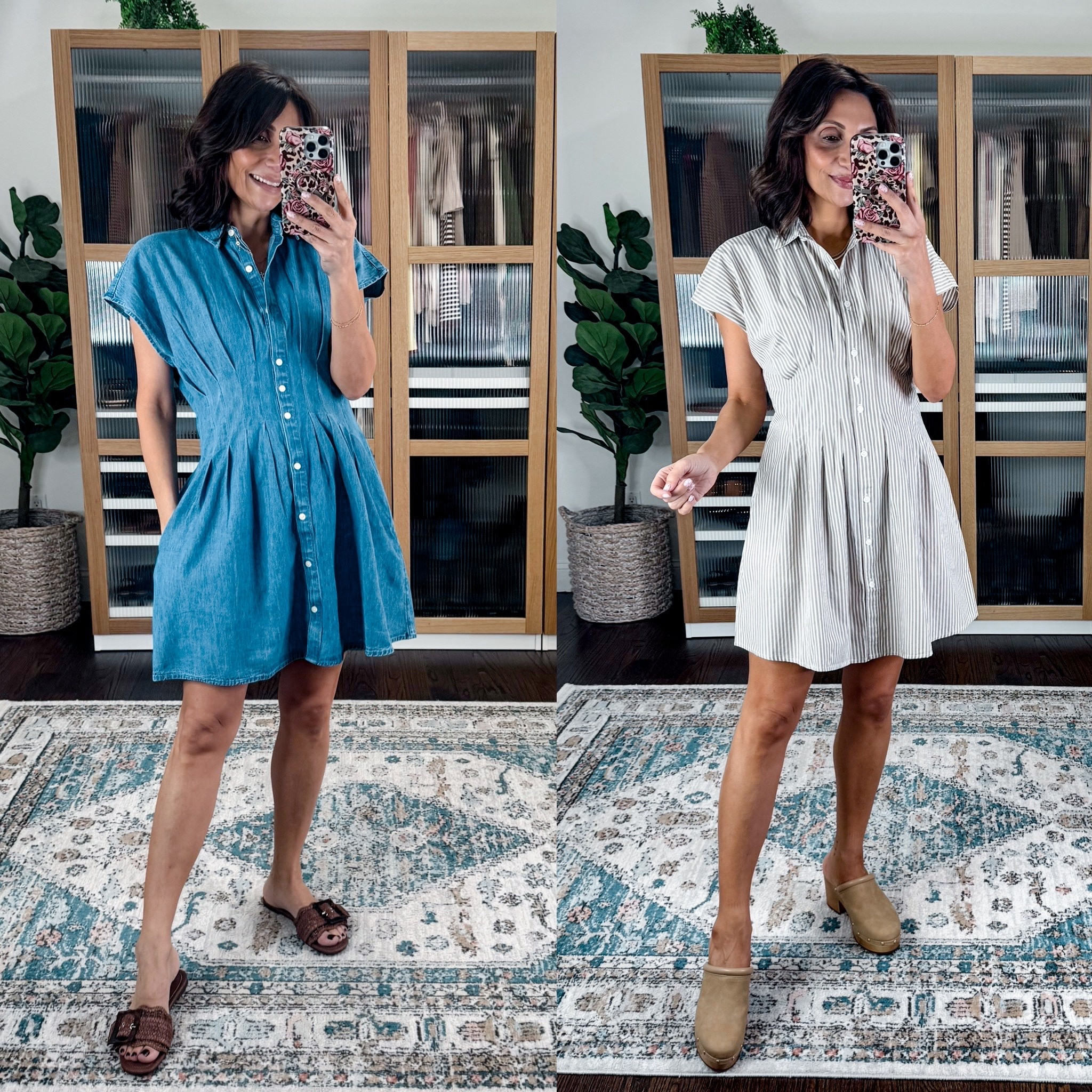 Loft dresses wearing xs in both 


#LTKWorkwear #LTKOver40 #LTKootd
