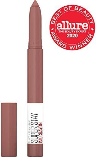 Maybelline SuperStay Ink Crayon Matte Longwear Lipstick With Built-in Sharpener, Trust Your Guy, 0.0 | Amazon (US)