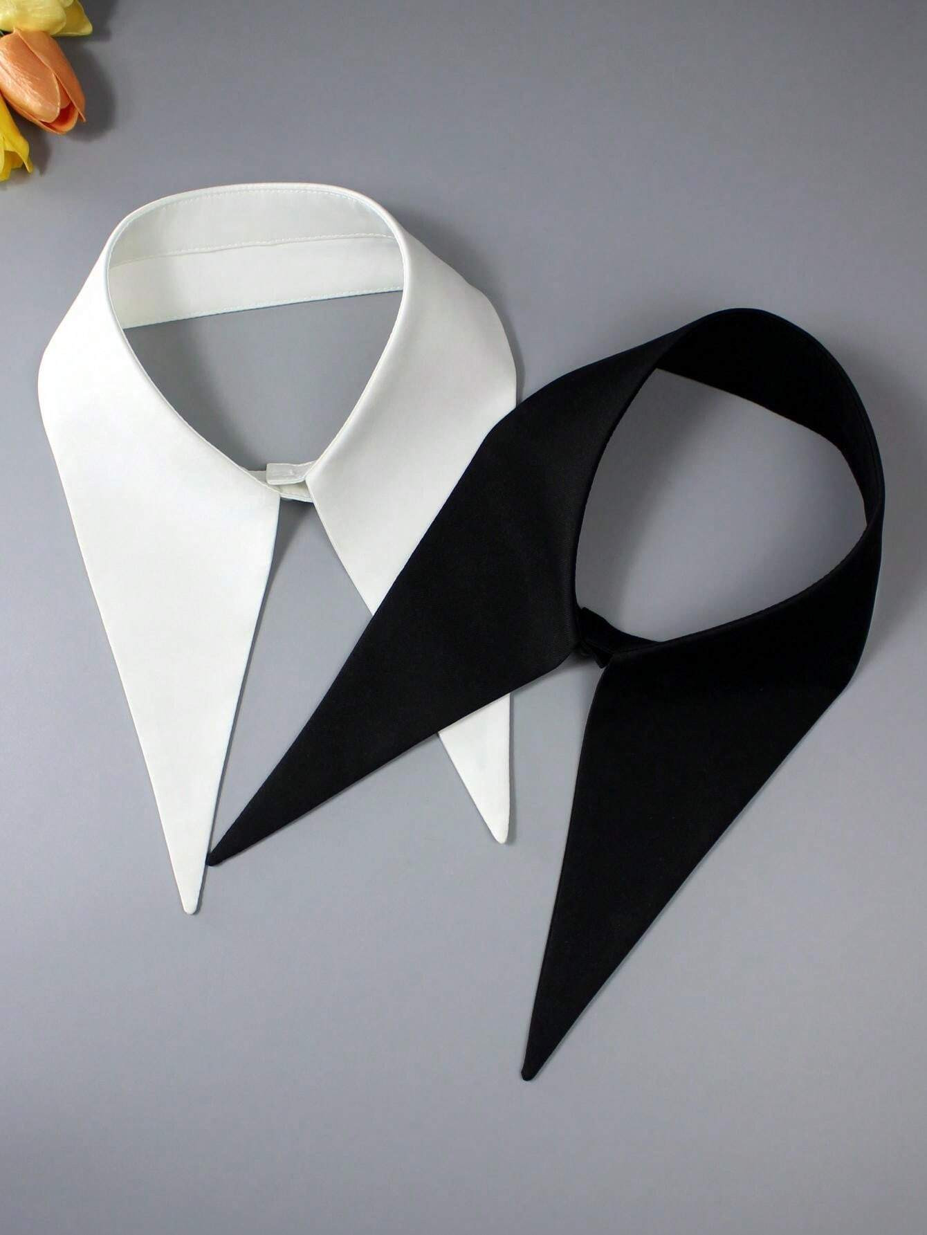 1pc Women Elegant Detachable Half Shirt False Collar Multi-Function Decor Exaggerated Fashion Lon... | SHEIN