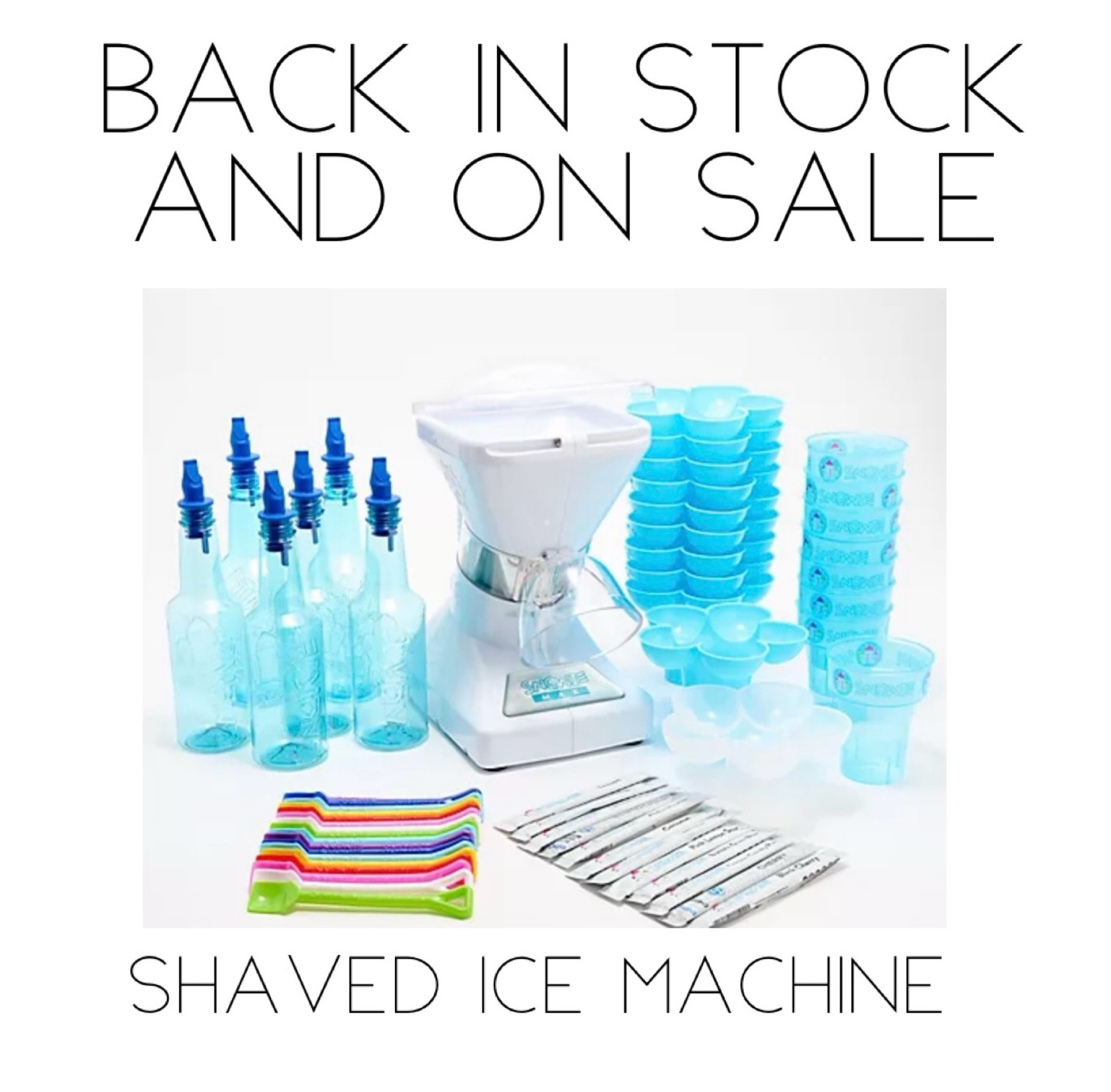 my fav shaved ice machine is back in stock and on sale! perfect for summertime 

#LTKKids #LTKSeasonal #LTKFamily