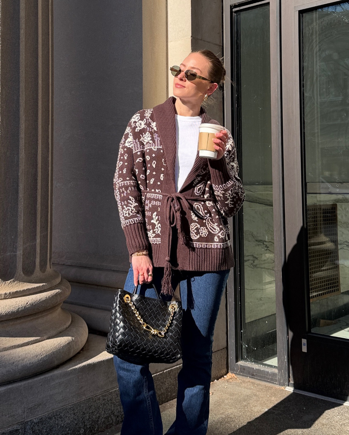 2/1/26 Casual winter outfit of the day ❄️ Linking my UGG boots, dark wash bootcut denim from Abercrombie, and my Abercrombie cardigan sweater — an easy, cozy combo I keep reaching for. Finished with my Celine sunglasses and my Bottega bag for a polished everyday winter look.



#LTKgrwm #LTKSeasonal #LTKootd
