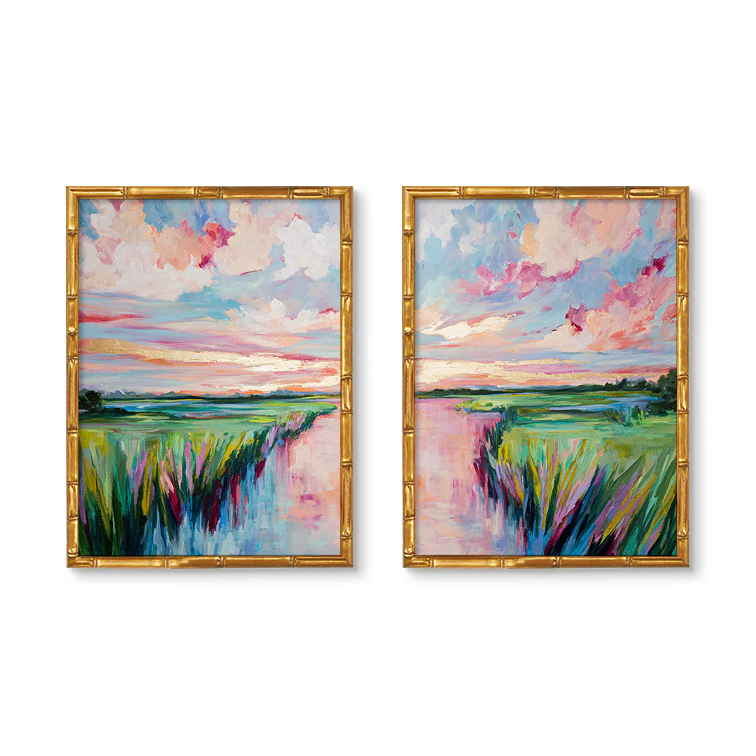 Paradise Pink Split by Annie Howell | Urban Garden Prints