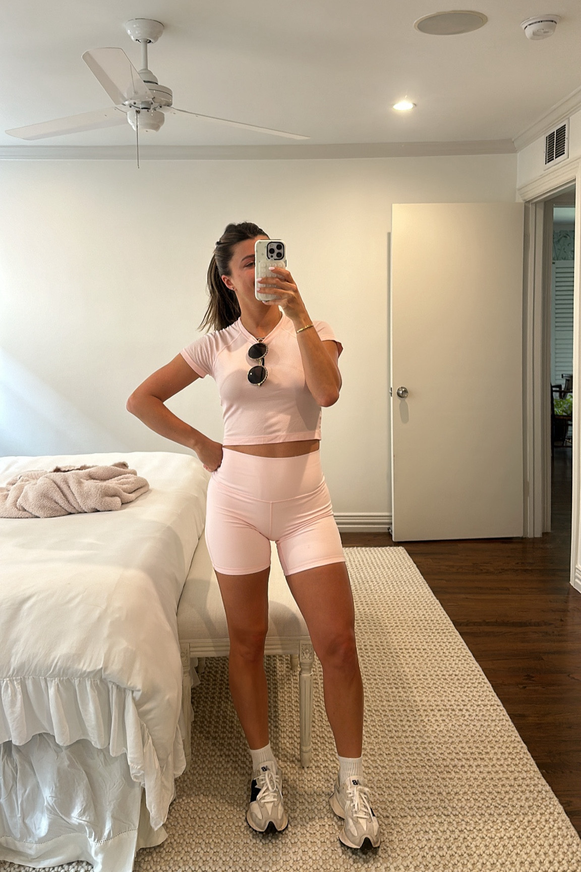 Morning Walk Fit💕

Top & Bottom - size 6 
Shoes - TTS (so many sizes in stock right now) 