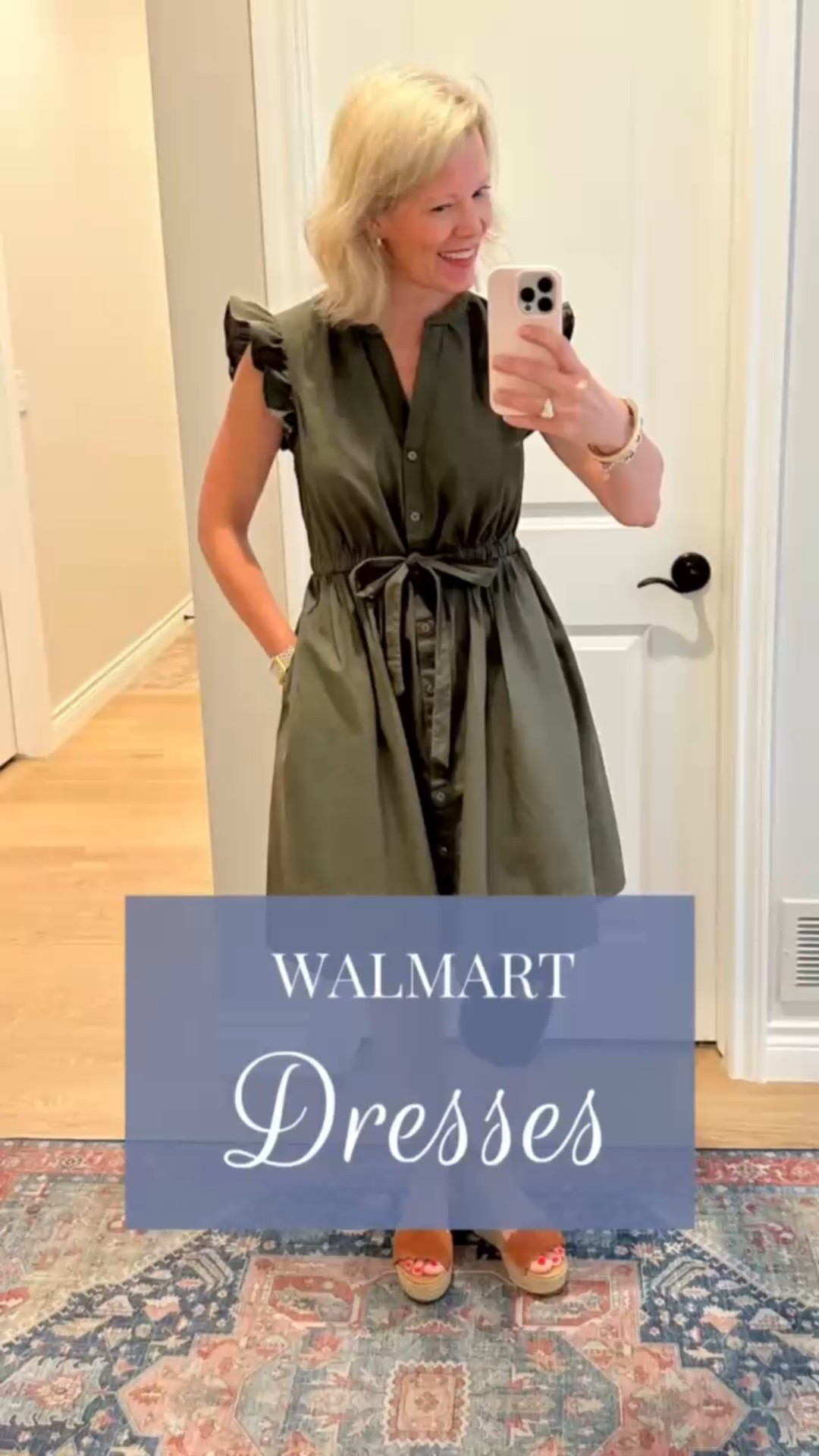 So many cute dresses at Walmart right now!!  Please excuse the knee brace 🤪

I usually wear a size 2/4 and bought an XS in everything except the olive green dress- small in that one!  You could literally get your entire casual work wardrobe at Walmart!!  Love these for teachers.  Many styles are already low stock- so shop while you can!!  

#LTKTravel #LTKFindsUnder50 #LTKWorkwear