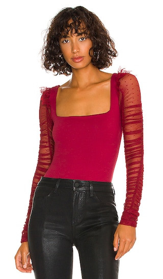 Must Be Love Bodysuit in Wine | Revolve Clothing (Global)