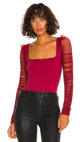 Must Be Love Bodysuit in Wine | Revolve Clothing (Global)