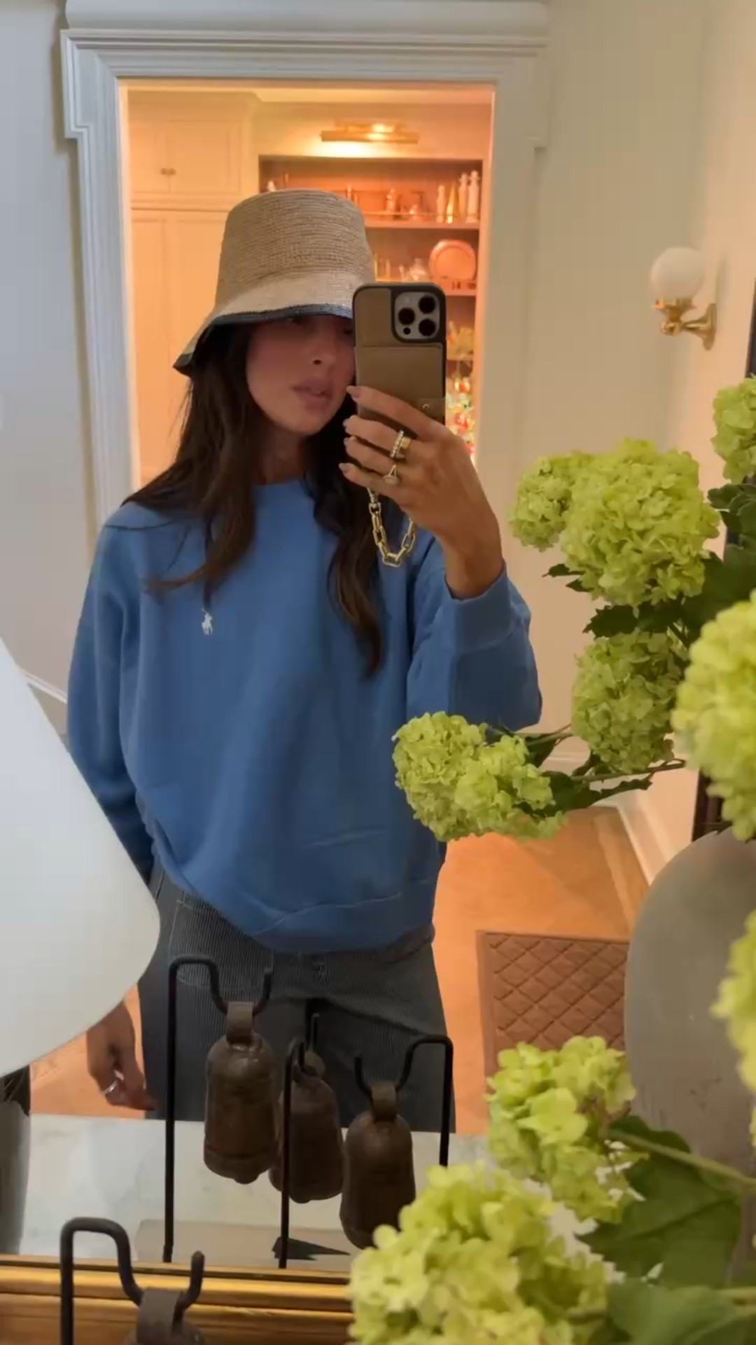 This polo sweatshirt and straw hat pairing >>>> 

#LTKxMadewell #LTKFindsUnder100 #LTKWatchNow