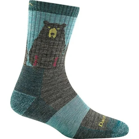 Darn Tough Women s Bear Town Micro Crew Light Cushion Blue Sock | Walmart (US)