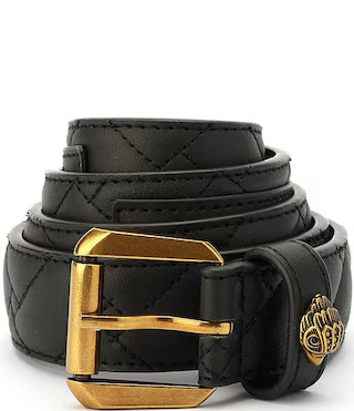 1.2" Mirco Quilted Leather Hip Belt | Dillard's