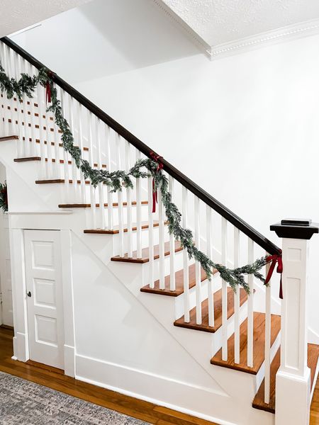 Snagged  mega deals on this gorgeous Juniper Christmas garland and paired it with a burgundy satin ribbon! Can’t wait to layer some more diy garland on these banisters! 

#garland #christmasgarland #holidaydecor #christmasdecor #holiday #holidaydeals #michaels #budgetfriendly #trending

#LTKhome #LTKHoliday #LTKSeasonal