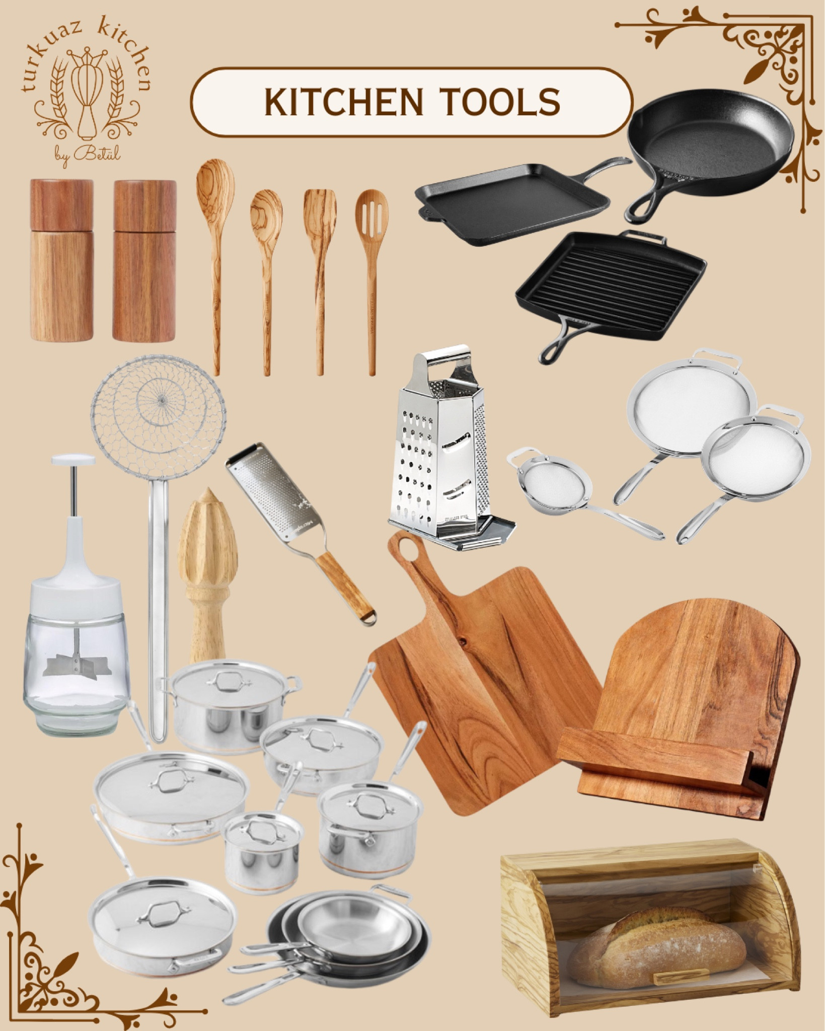Spending a little extra to ensure your filling your kitchen with top-quality products will bring your cooking up to the next level and give you items that have beautiful form as well as function!

#LTKHome #LTKHoliday #LTKGiftGuide