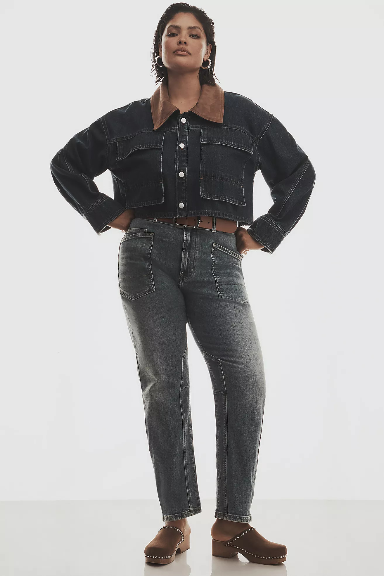 The Wanderer Mid-Rise Relaxed-Leg Jeans by Pilcro | Anthropologie (US)