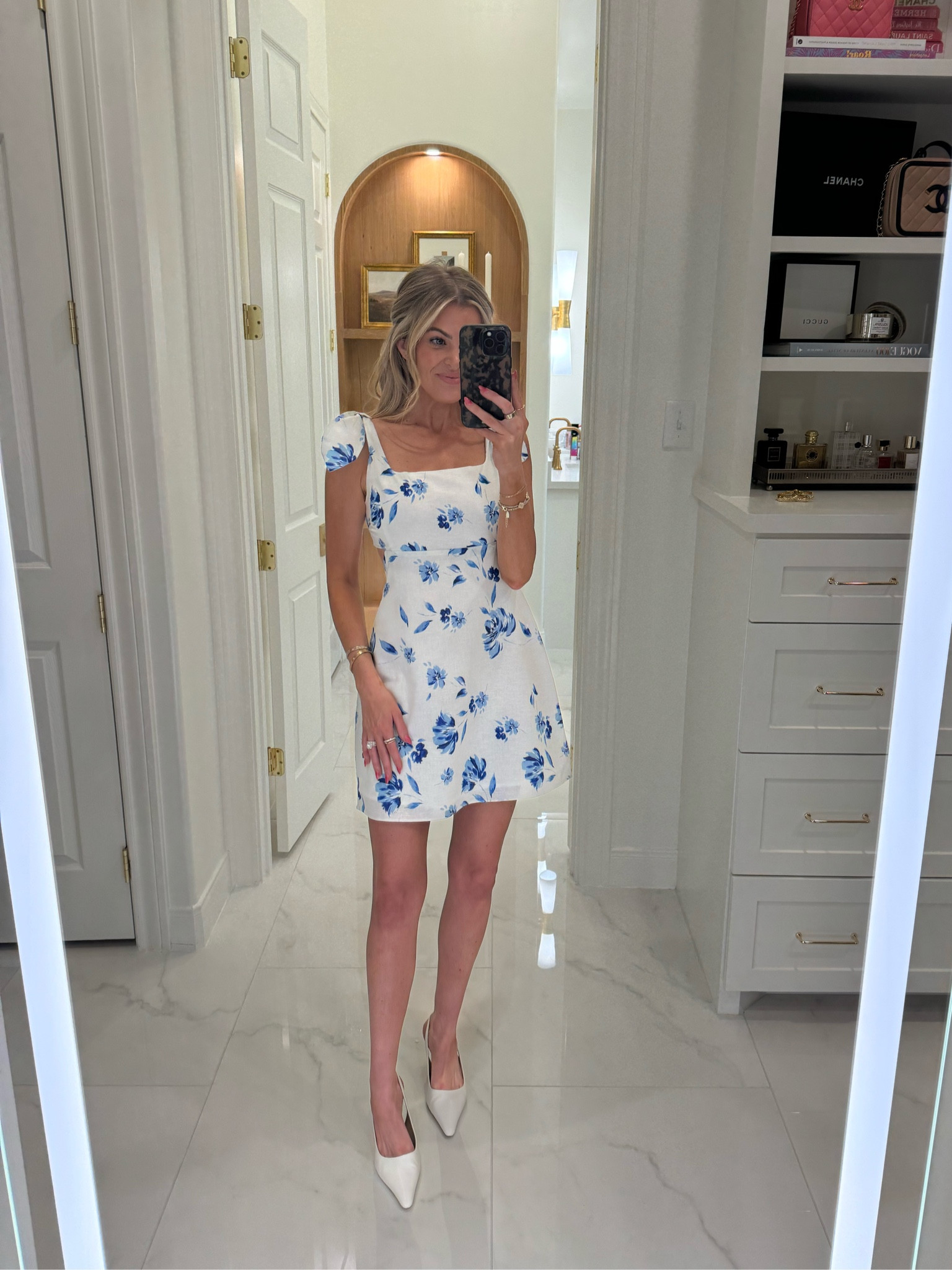 you can beat a floral dress in the spring! this one has such a flattering & comfortable fit, and the colors make it so classic. 

(wearing size small)

use code JESSICASAVE30  for 30% off site wide all year! 🥳

vici, date night, spring outfit inspo, floral dress, mini dress, baby shower dress, white and blue

#LTKFindsUnder50 #LTKxVICI #LTKSaleAlert