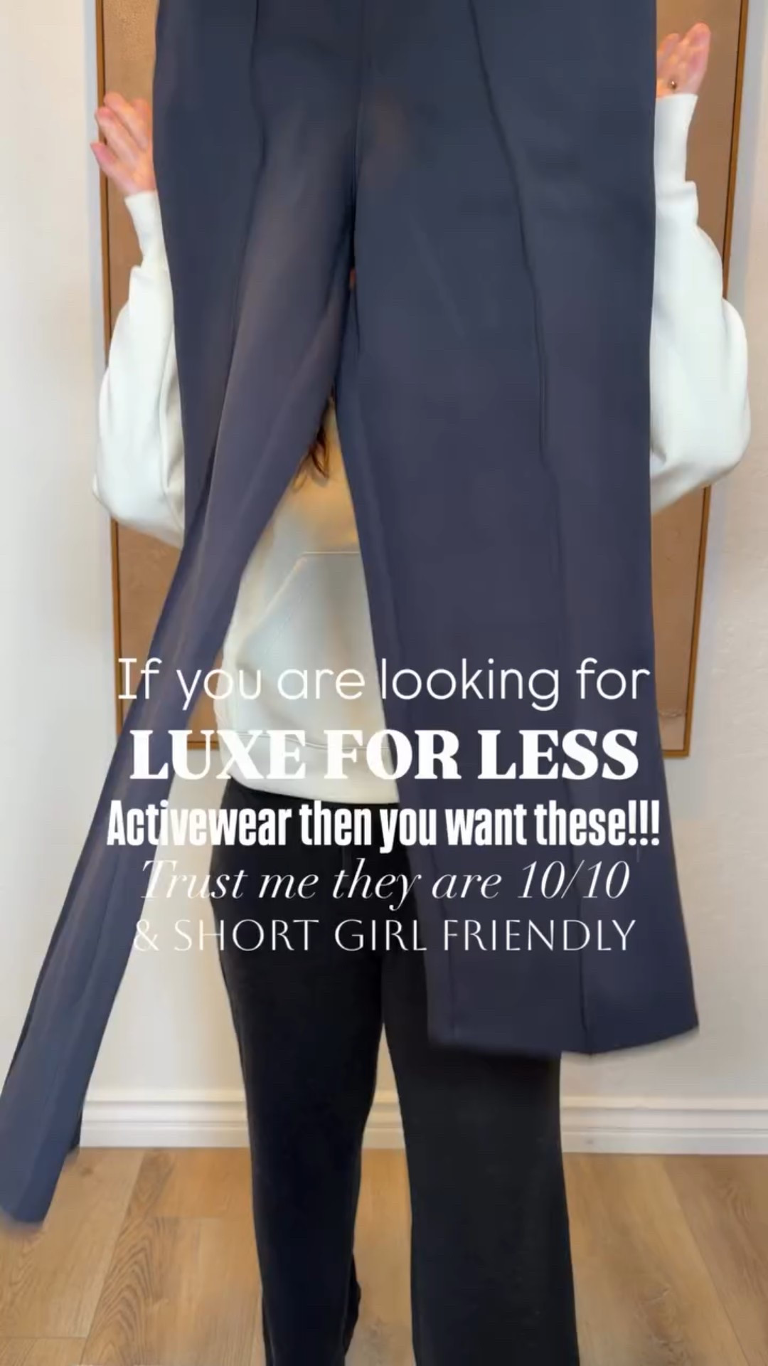 Luxe for less Amazon activewear! The best part is it is all petite friendly!! 

⭐️For sizing, I am 5’0” & 140lbs.
Size small short in pants 
Size small in sweatshirts

#LTKPetite #LTKFindsUnder50 #LTKActive