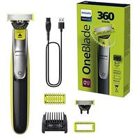 Philips OneBlade 360 for Face and Body - 5-in-1 Adjustable Comb, Body Comb and Skin Guard QP2834/... | Boots.com