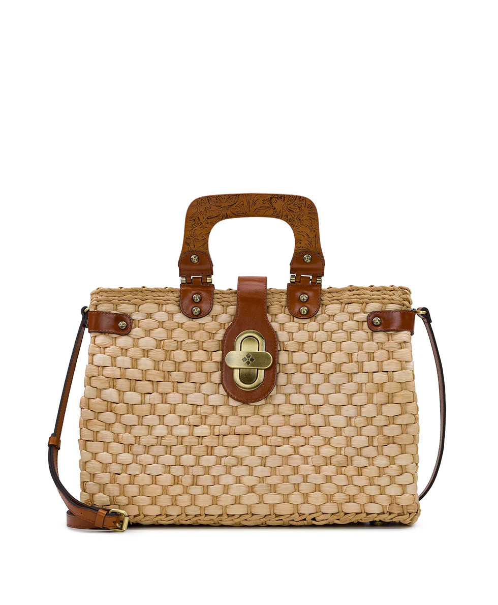 Valpiana Satchel 
         Specialty Woven | Patricia Nash Designs