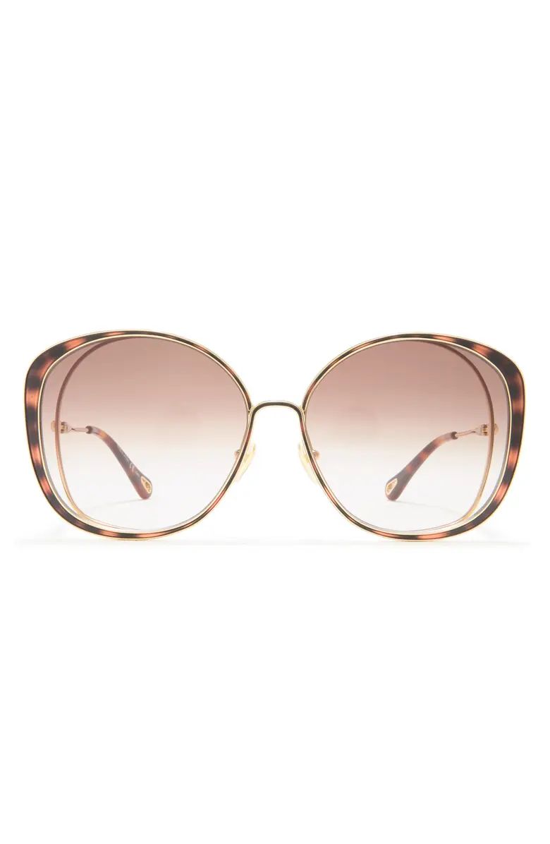 62mm Round Sunglasses | Nordstrom Rack