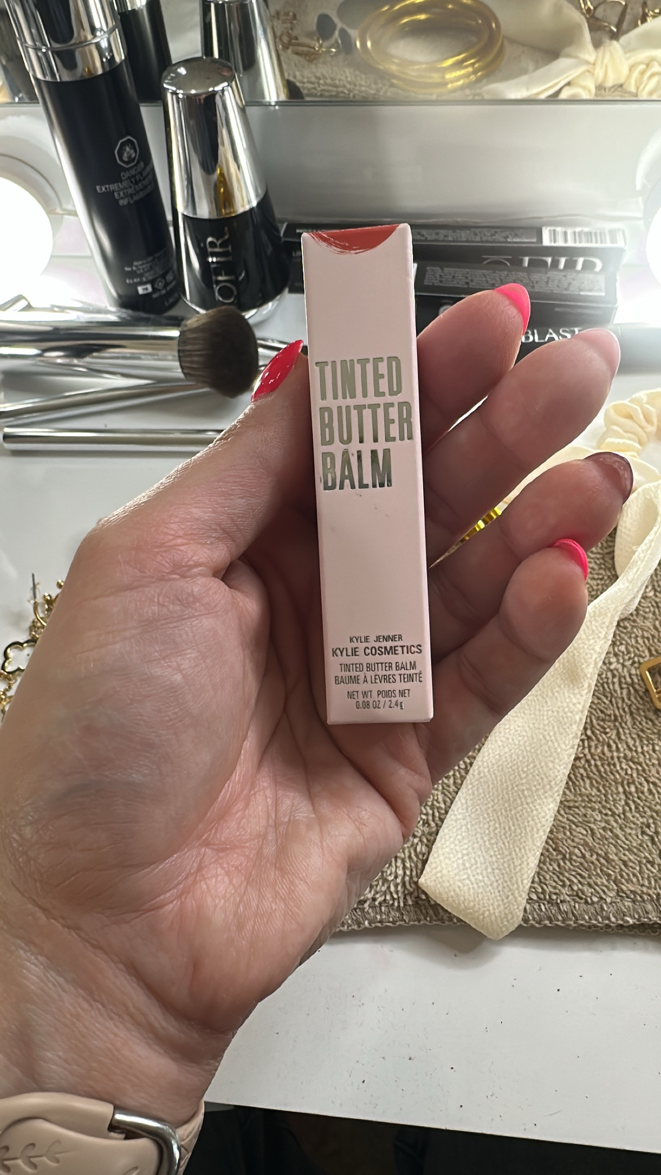 Loving this tinted butter balm by Kylie Cosmetics. Just a hint of color and lots of hydration for the lips. Throw in your purse and go! 

#LTKWatchNow #LTKBeauty #LTKGiftGuide