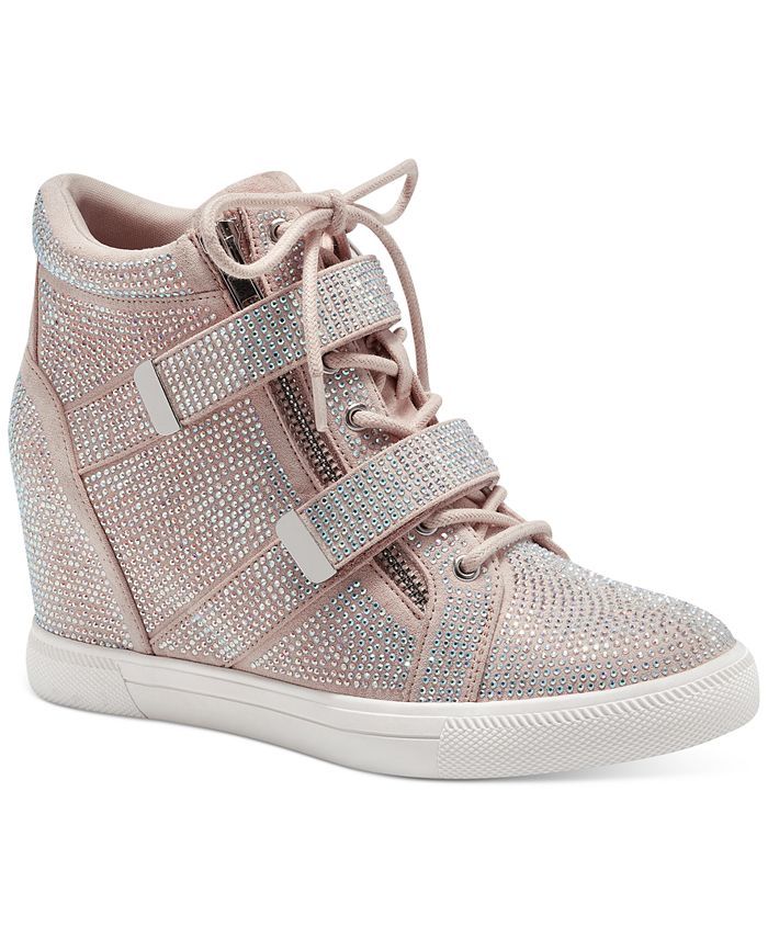 INC International Concepts Women's Debby Wedge Sneakers, Created for Macy's & Reviews - Athletic ... | Macys (US)