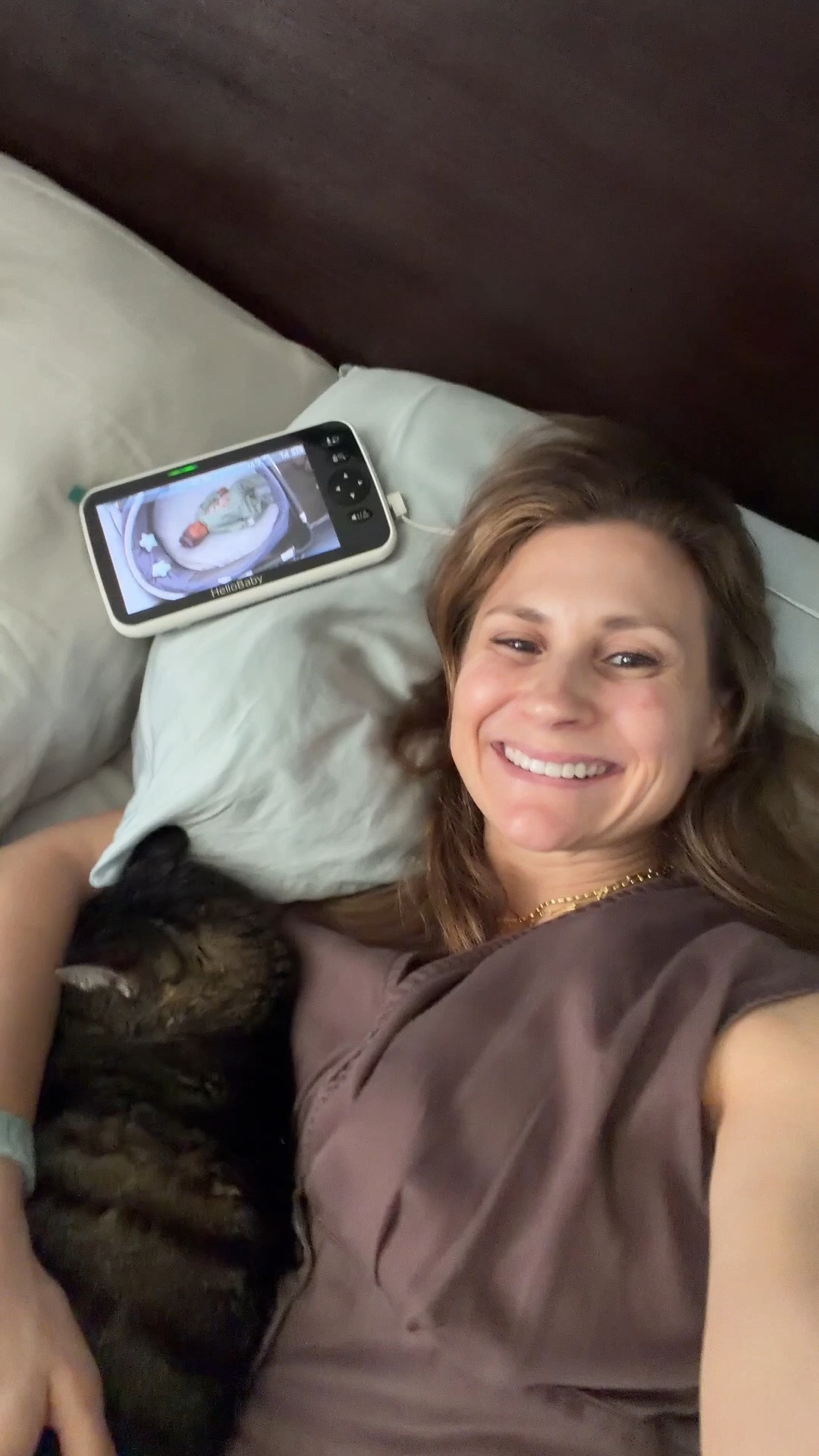 She is right next to my bed, but I’m short I can’t see her easily without getting up so I use the baby monitor— this monitor is so good￼

#LTKdayinmylife #LTKBaby #LTKmomlife