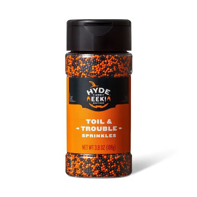 Orange and Black Toil and Trouble Nonpareils Sprinkles - 3.8oz - Hyde & EEK! Boutique™ | Target