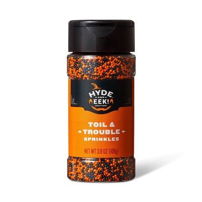 Orange and Black Toil and Trouble Nonpareils Sprinkles - 3.8oz - Hyde & EEK! Boutique™ | Target