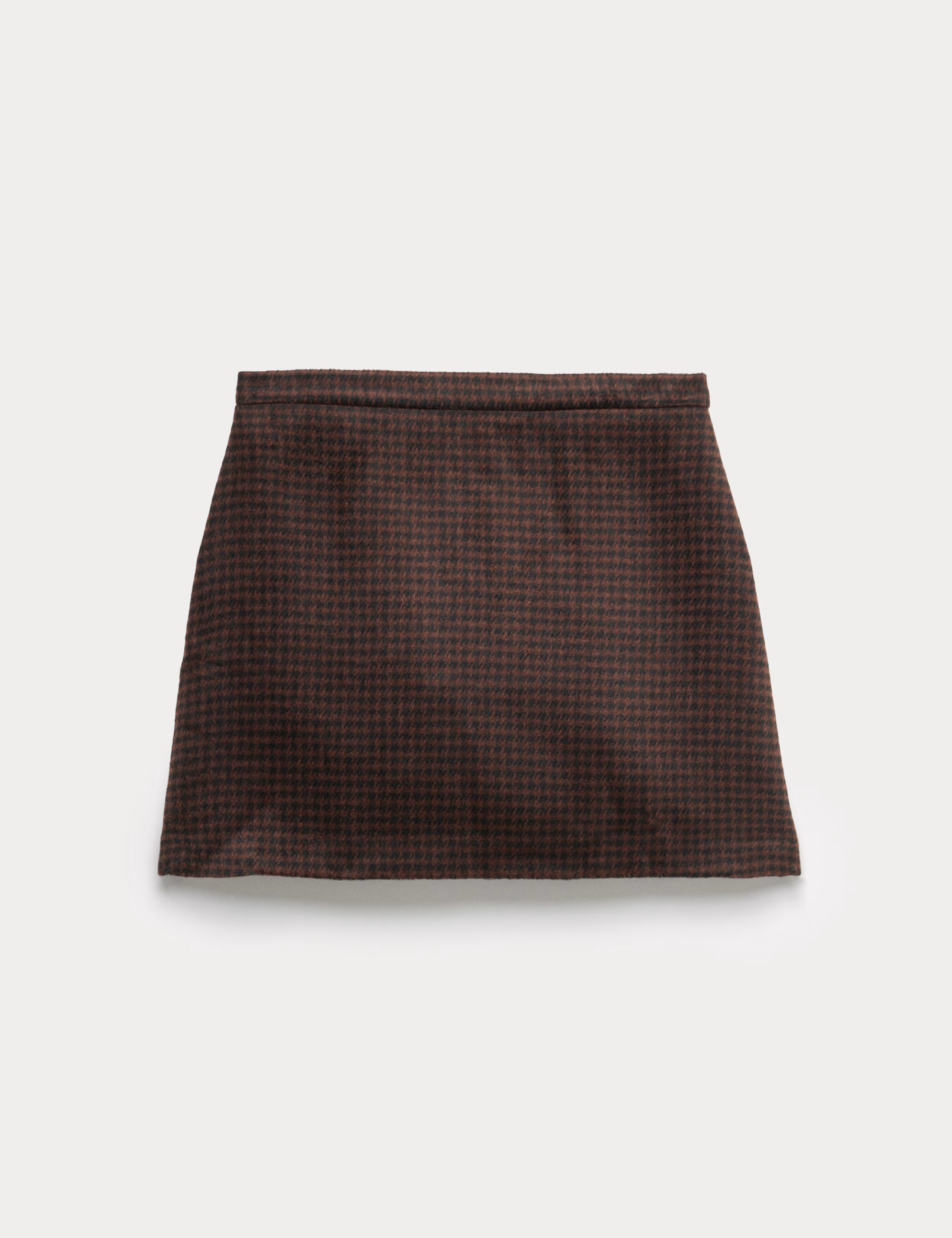 Micro Dogtooth Check Mini A-Line Skirt | Marks & Spencer (UK)
