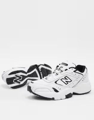 New Balance 452 trainers in white/black | ASOS (Global)