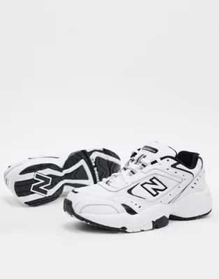 New Balance 452 trainers in white/black | ASOS (Global)